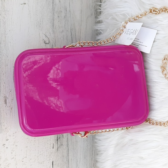 NWT VEGAN EST. 2005 JELLY CROSSBODY BOX BAG - Picture 3 of 9